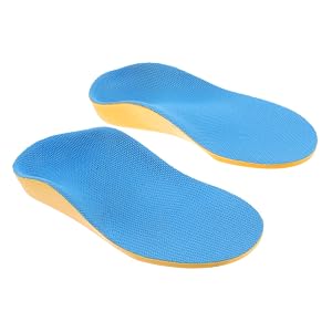 Gogogmee 1 Pair Kids Arch Support Insoles Orthotic Arch Support for Flatfoot Gel Insoles for Children u Shape