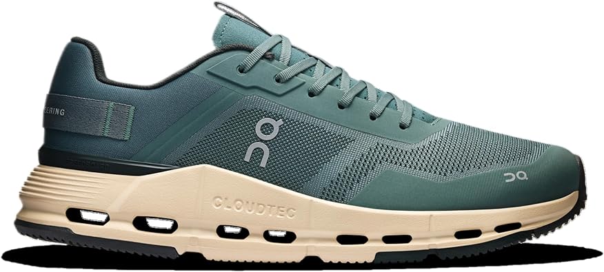 On Cloudnova TT - Mens Casual Running ShoesGreen/White