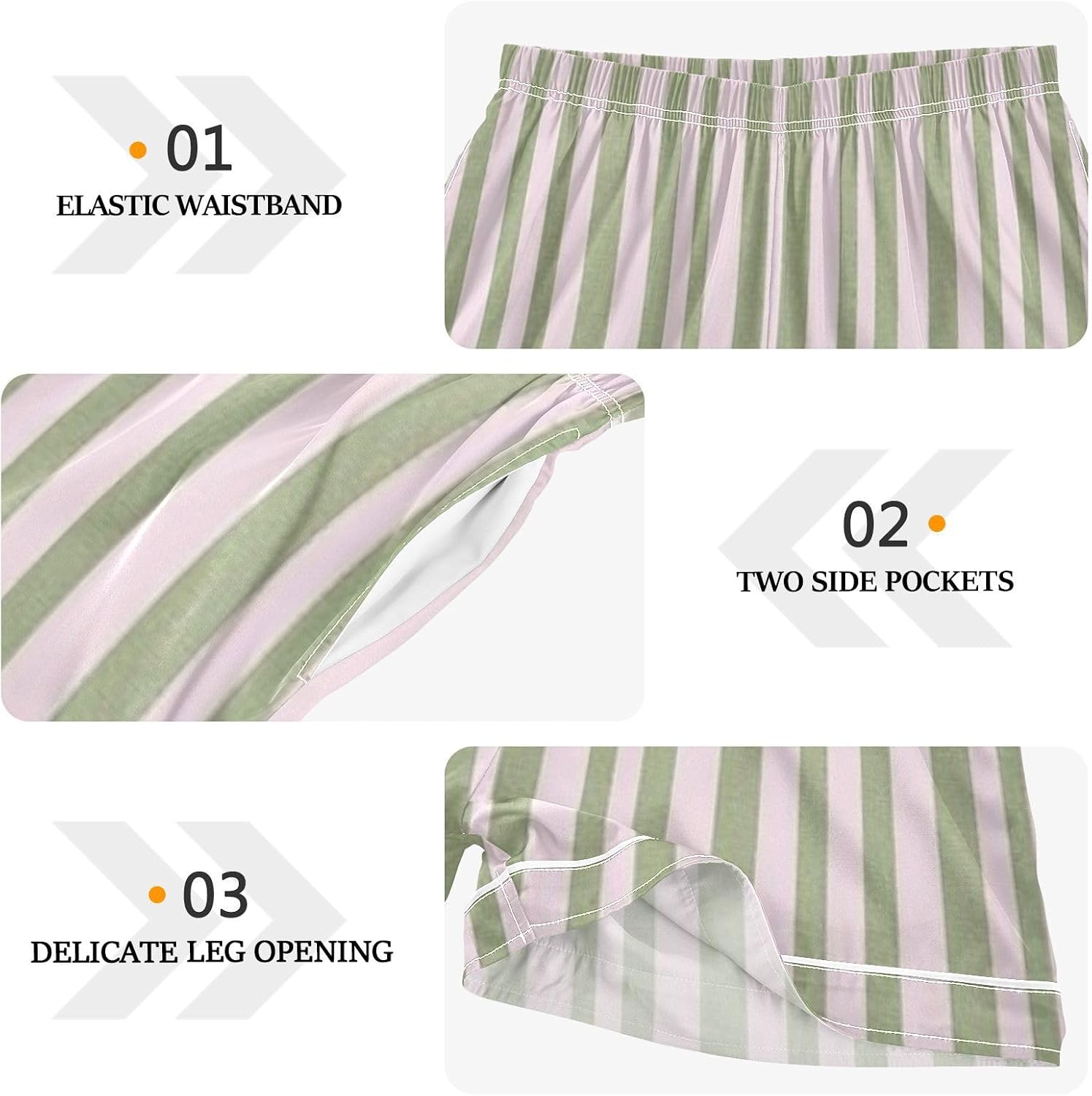 GuoChe Pj Shorts For Women 1 Pack Boxer Shorts Women Shorts Lounge S image 5