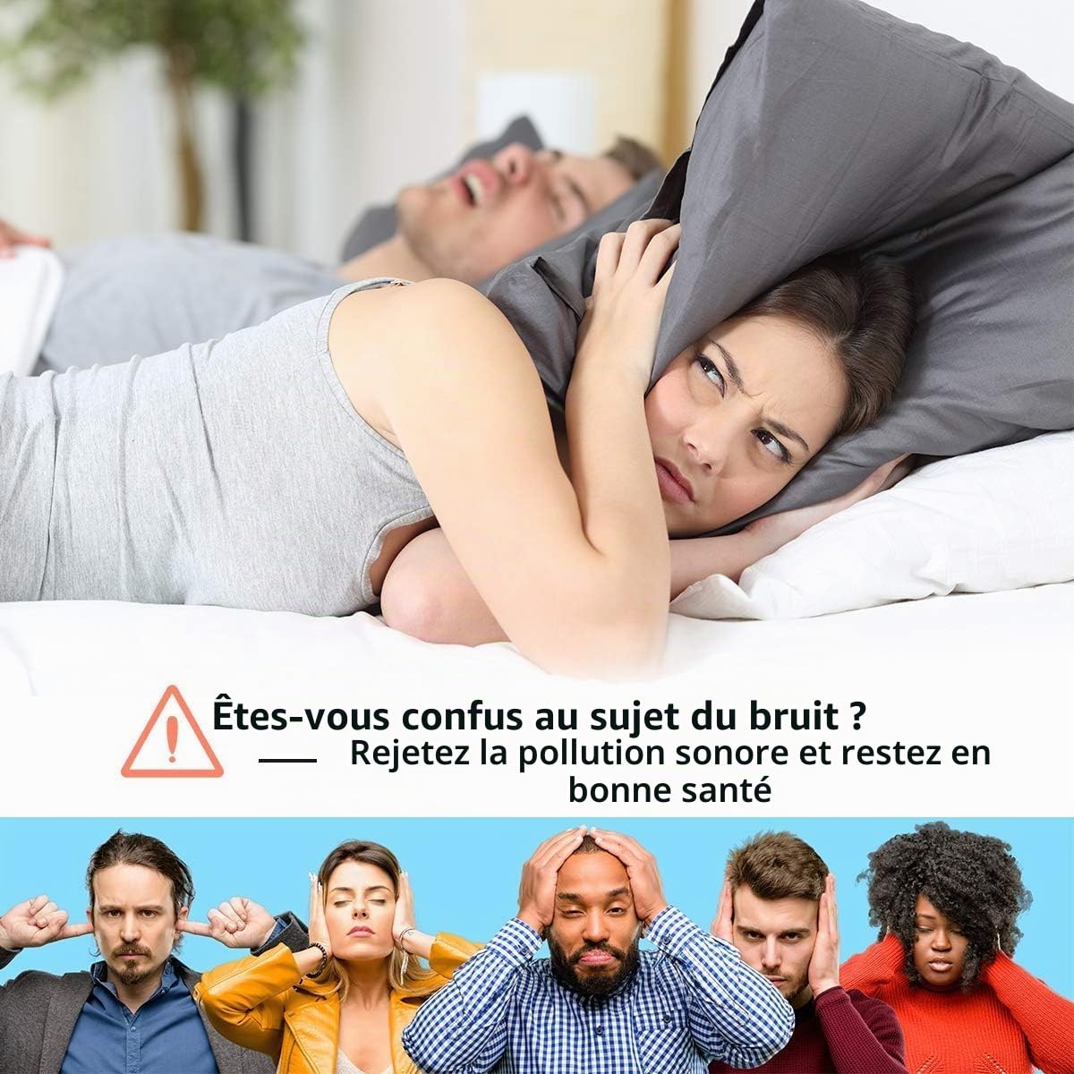 Easysleep Machine à bruit blanc avec 25 sons apaisants et veilleuses avec 32 niveaux de volume et 5 minuteries Fonction mémoire pour adultes, bébés et enfants (blanc)