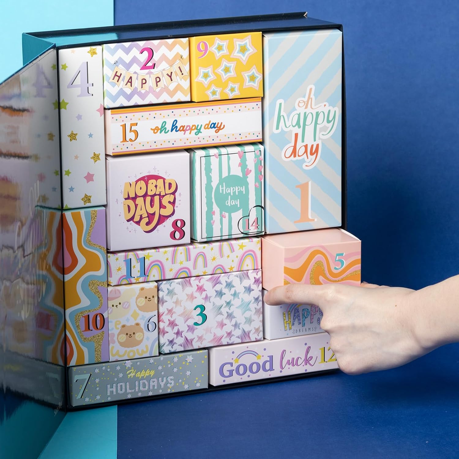 Valentines Day Gifts Advent Calendar Bath and Body Gift Basket Set for Women, Spa Gift Basket 15-Days Bath Gift Set Self Care Gift, Advent Beauty Calendar Countdwon Birthday Gifts, Christmas - Image 7