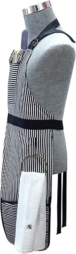 Miniatura 2 de Delantal de cocina 100% algodón BBQ Artesanía Jardín Regalo de Navidad Delantal..