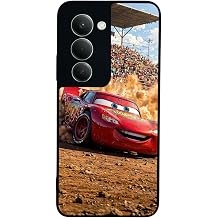 Xiaomi Redmi 15 5G ile Uyumlu  im ek McQueen Tasar ml  Glossy Premium K l f, Siyah