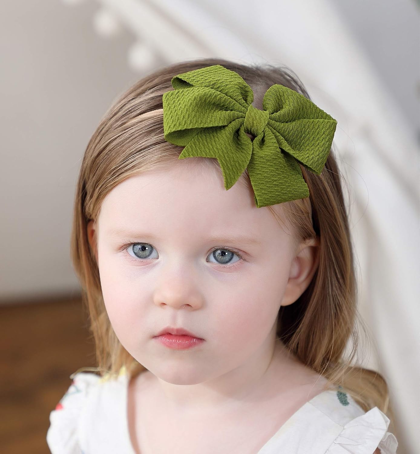 Baby Girl Bows Totim Headbands Soft Nylon Headwraps for Newborn Infant Toddlers (Fish Bow 21)