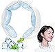アイスネックリング ARZER クールネックリング【2024夏新開発&クールリング】首ひんやりグッズ アイスネックバンド 首掛け 首 冷却リング 冷感リング 自然凍結 繰り返し使用可能 急速冷却 PCM素材 暑さ対策 熱中症 室外作業 花火大会 スポーツ観戦 アウトドア 男女兼用(ホワイト-28度)