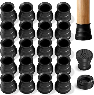 20 Pack Chair Leg Floor Protectors, Silicone Chair Leg Caps Covers