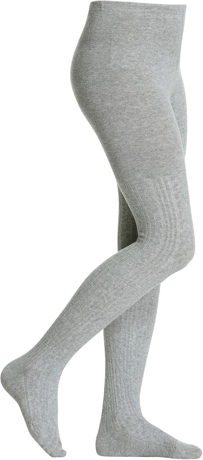 Zando 1 Pack Baby Tights Cable Knit Tights for Toddlers Infants and Kids Cotton Leggings Stockings for Girls Pantyhose 0-12T