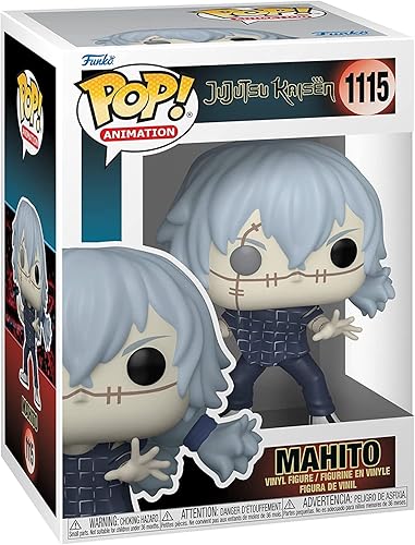 Miniatura 3 de POP Jujutsu Kaisen - Figura de vinilo de Mahito Funko (con funda protectora de caja compatible), multicolor, 3.75 pulgadas