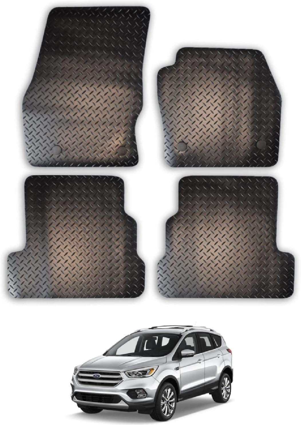 EdgeVisors Wind Deflectors Set Fits Ford Kuga MK2 20122019 5 Door SUV