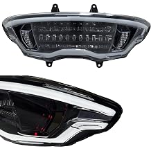 Matrix-Style LED Headlight for Harley 2023.5-up CVO Road Glide 2024-up Road Glide and FLTRXSTSE 2025 RR 131 Red Backlight