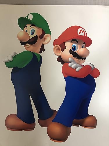 Miniatura 3 de Calcomanía de pared gigante extraíble para niños, adolescentes y adolescentes, diseño de personajes de videojuegos, 20 x 20 pulgadas, decoración de