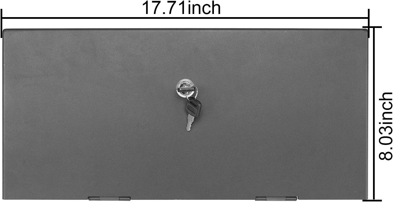 u-Box Tacoma Bed Locking Storage Security Box Compatible with Toyota Tacoma 2/3 Gen Pickup Truck 2005-2024