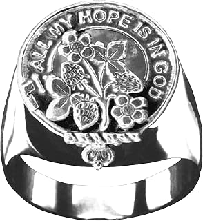 Fraser Saltoun Scottish Clan Crest Ring GC100 Style
