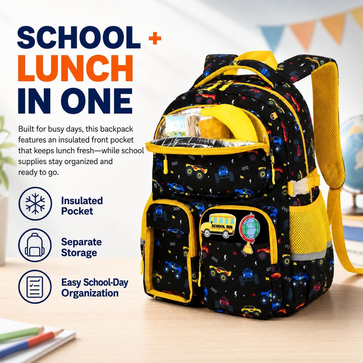 Camtop Kids Backpack Boys 17 Inch