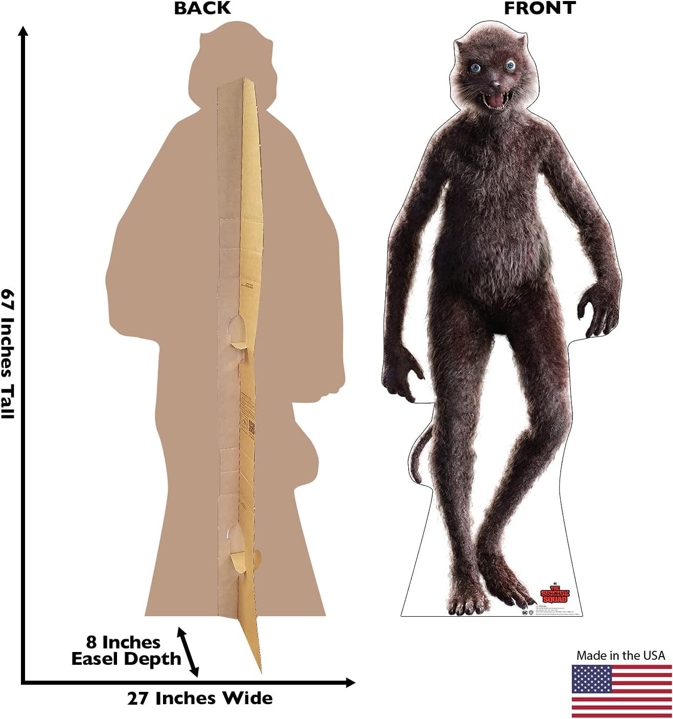 Cardboard People Harley Quinn Life Size Cardboard Cutout Standup - WB The Suicide Squad (2021 Film)