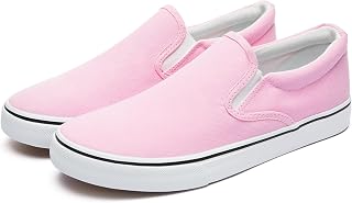 yageyan Mens Slip on Sneakers Loafers Shoes Canvas Casual Fashion Shoes | Black Comfortable Shoes Breathable Canvas White Casual Fashion Shoes