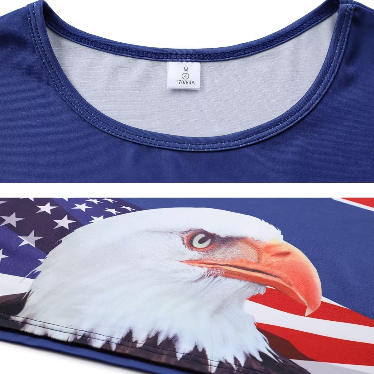 Women 4th of July Skirt Set American Flag Dresses 2 Piece Star Stripe Athletic Skirt and Patriotic Shirt Outfits