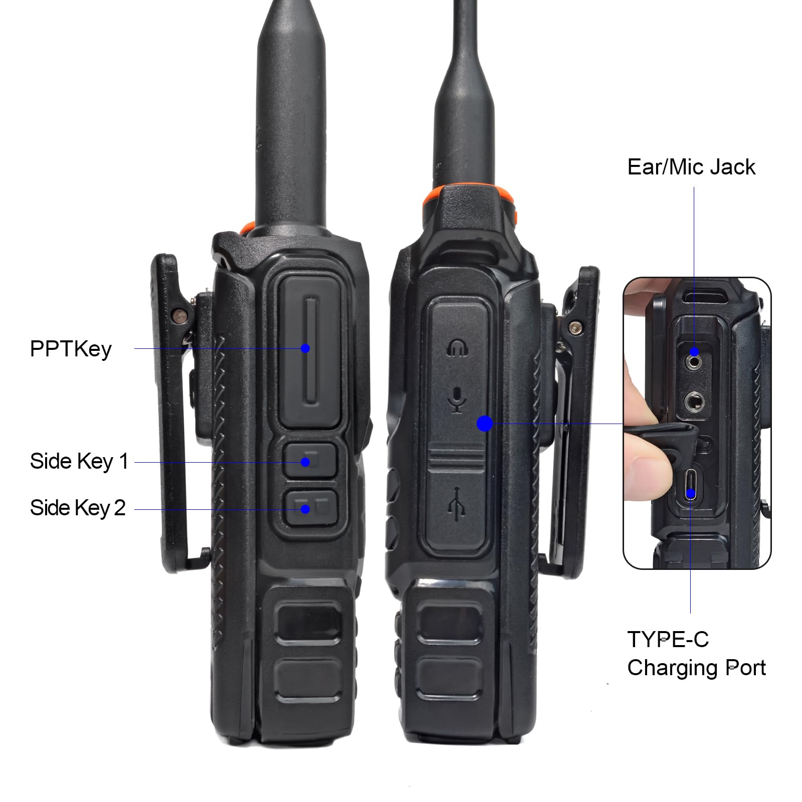 Radio Quansheng UV-K5 VHF/UHF 5W – Walkie Talkie Ricaricabile Con NOAA, Cross-band E Allarme Emergenza