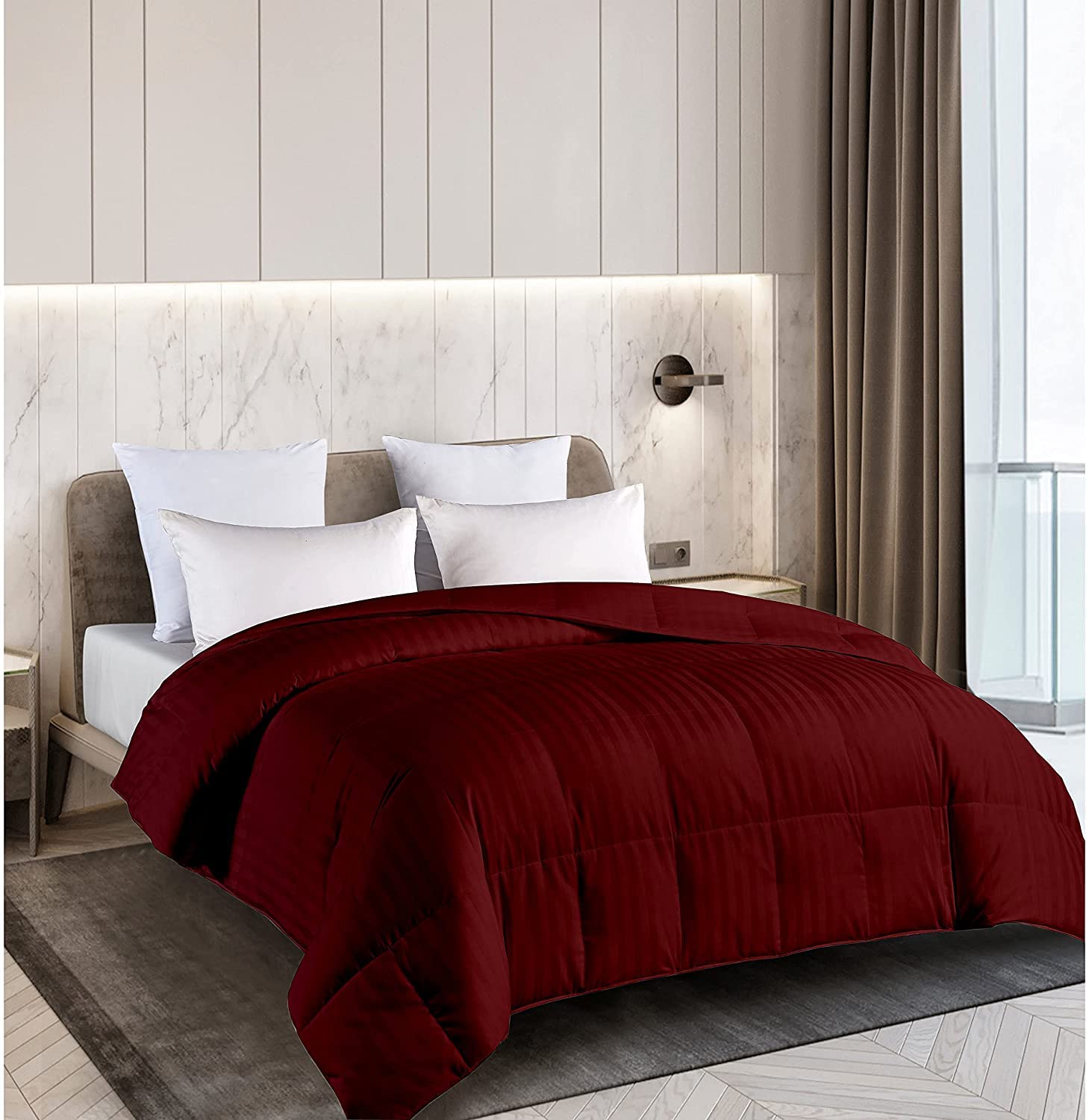 Amazon.com: Burgundy Stripe Queen (88 