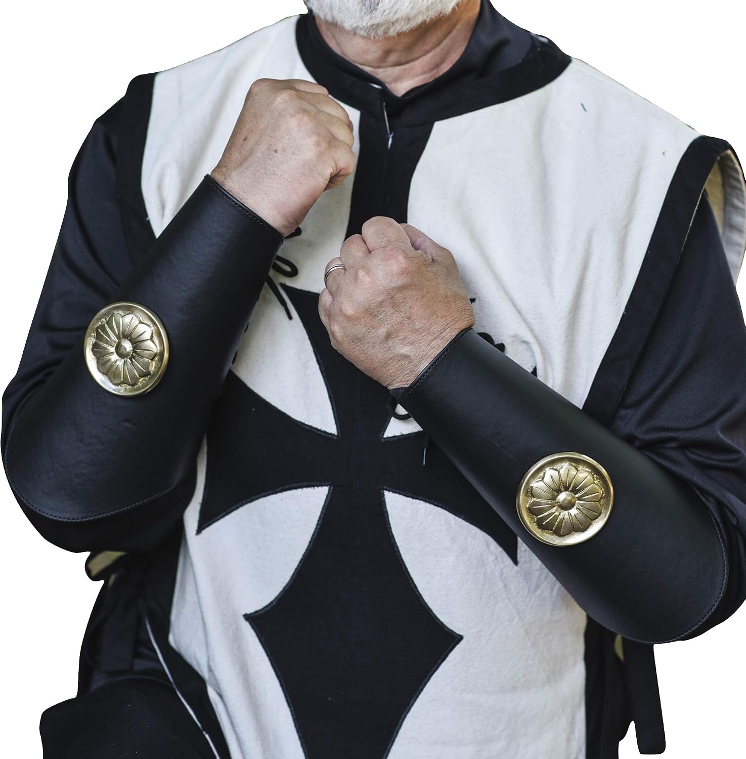 Warriors Genuine Leather Armor Bracers