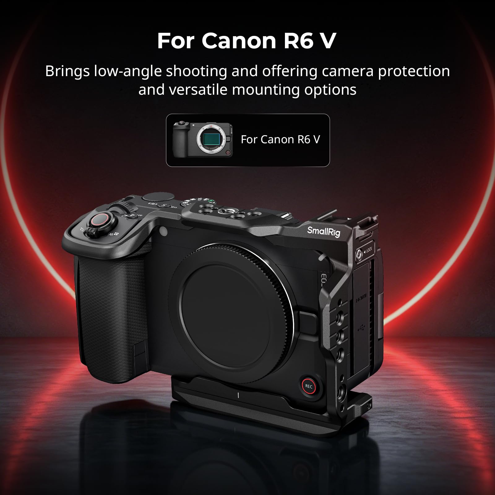SMALLRIG Klatka szybkiego zwalniania "HawkLock" do aparatu Canon EOS R6 V 6372