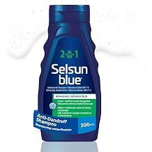 Selsun Blue 2-in-1 Anti-Dandruff Shampoo, 300 mL, Helps Control Dandruff, Itching and Flaking, Cleans & Conditions in One Step Application