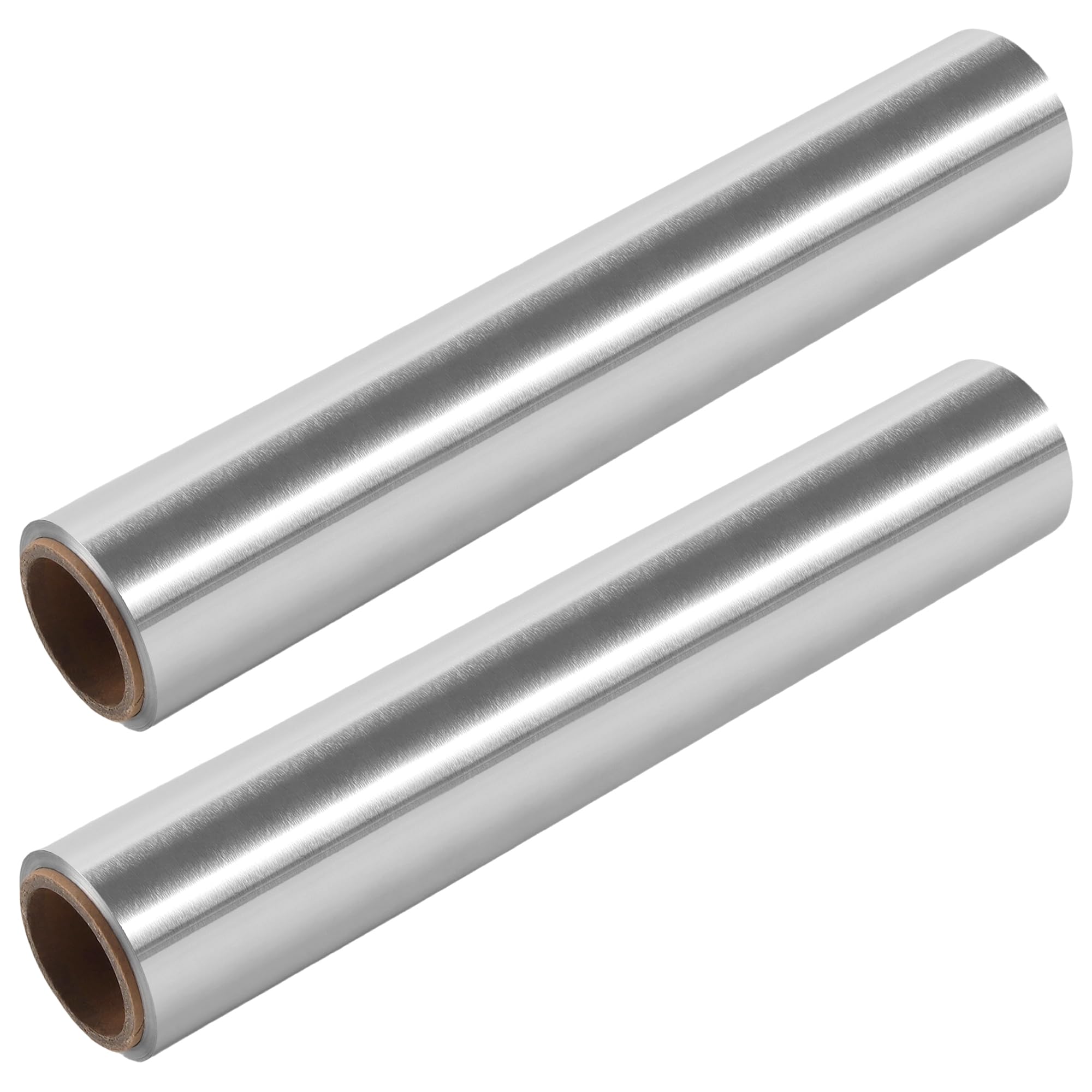 Confezione da 2 rotoli di carta stagnola di alluminio, 30 cm x 60 m, per incartare, grigliare, grigliare, arrostire e congelare
