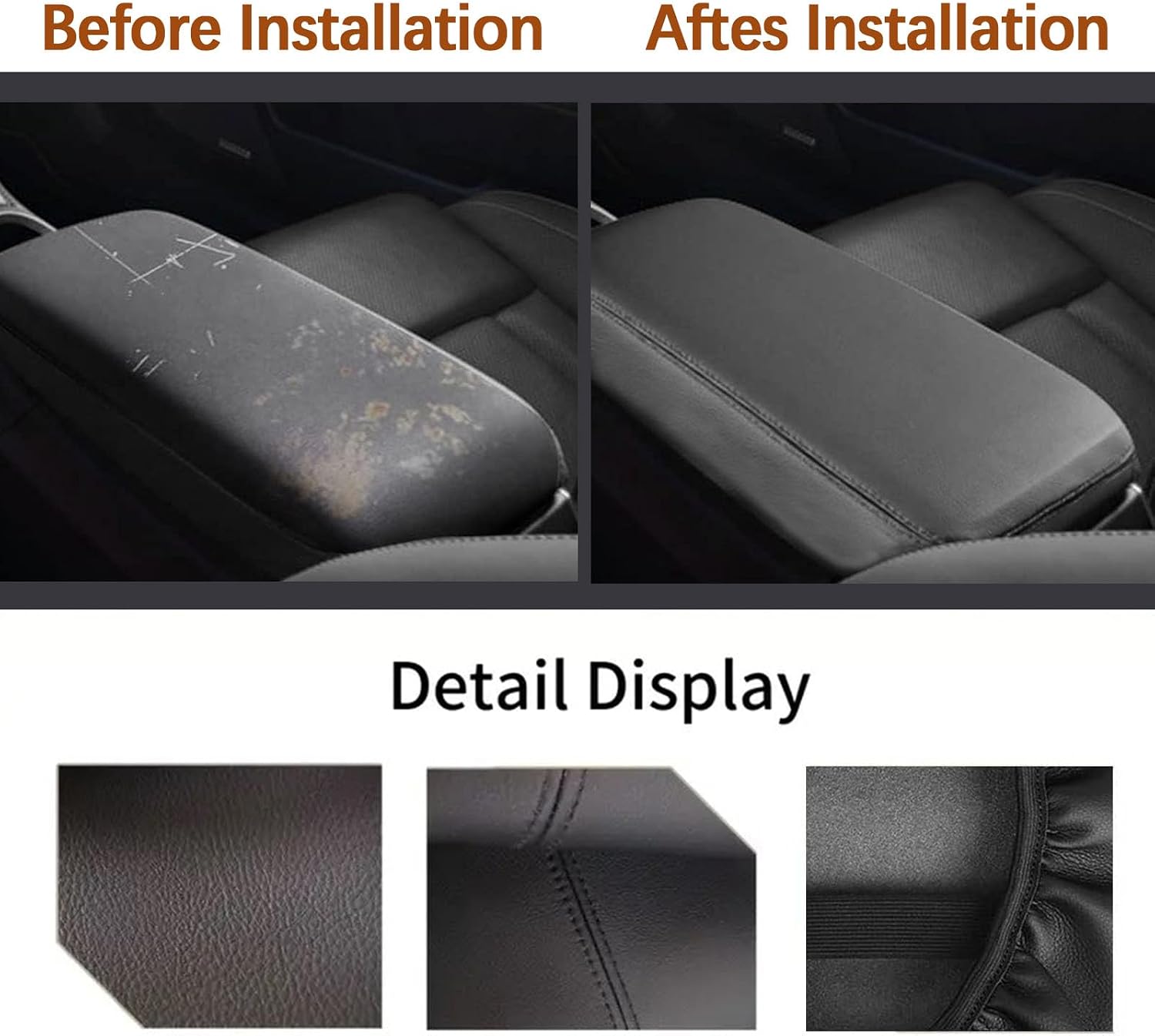 for 2026 2024 2025 Subaru Outback Legacy Center Console Cover Leather Middle Console Armrest Lid Protector 2023-2020,for Subaru Outback Legacy Accessories 2026 2025 2024(Black Stitches)