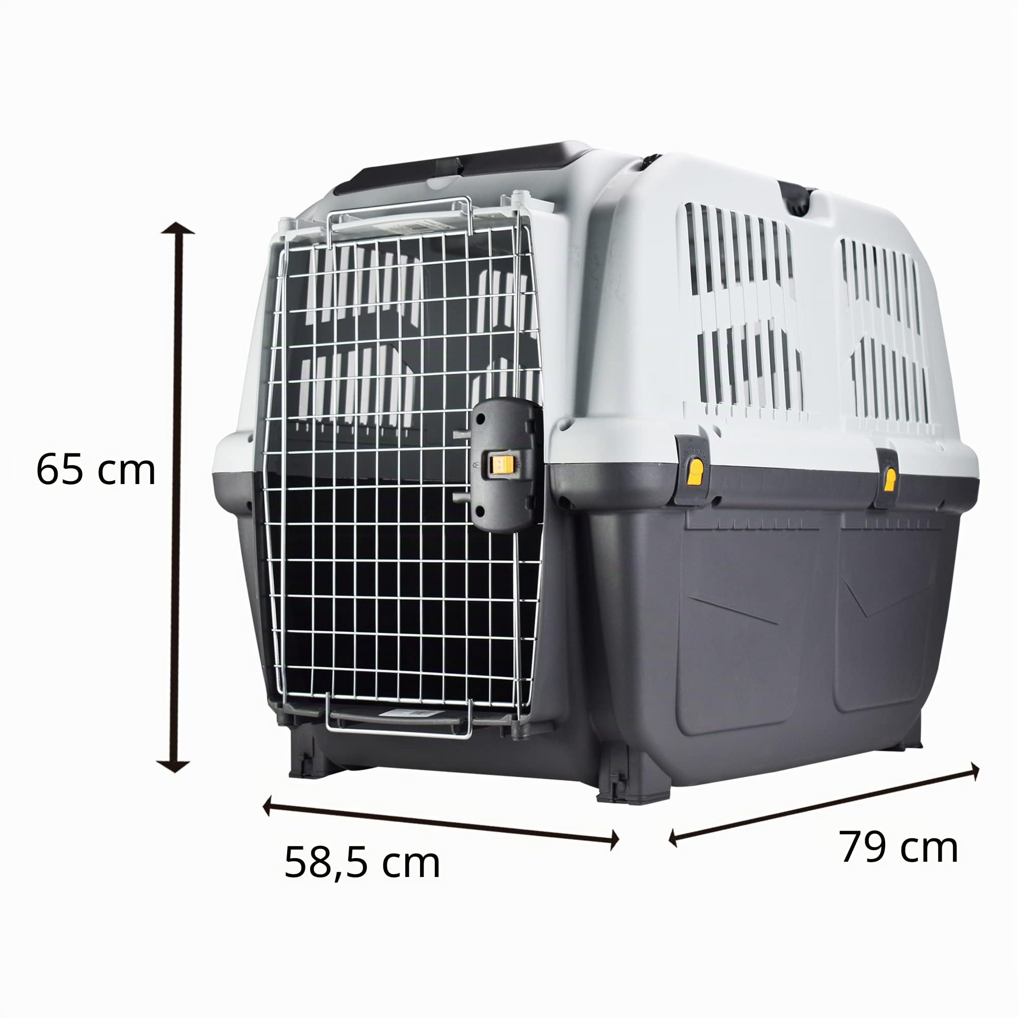 Nobby Transportbox Skudo 5 IATA, grau, 79 x 58,5 x 65 cm