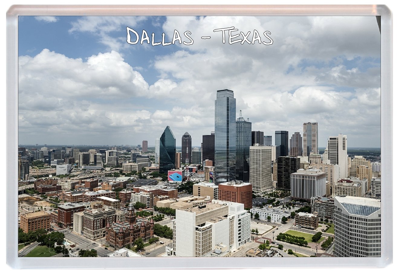 Dallas - Texas - USA - Jumbo Fridge Magnet ID927