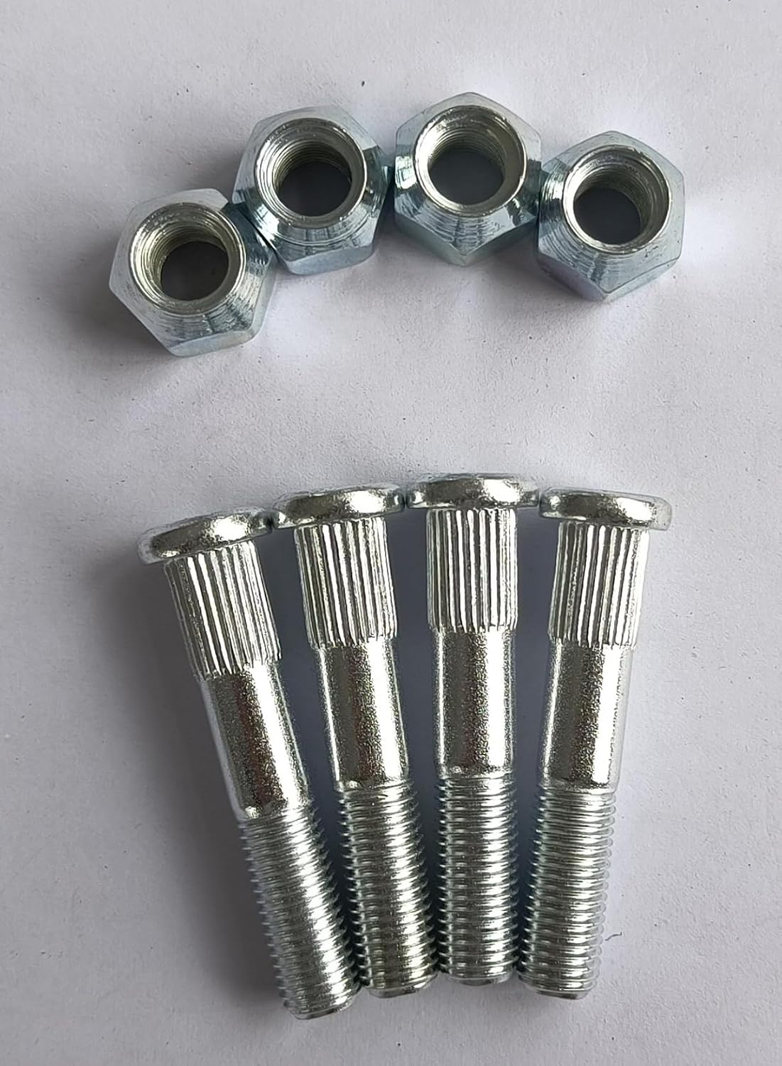 85-1064 Rear Wheel Studs& Nuts Kit Replacement For Suzuki ATV LT-A 400 Eiger 2WD 2002-2007 4WD LT-A 400 F, LT-A 400 King Quad 2WD 2008-2009, LT-F400F 4WD King Quad 2008-2024