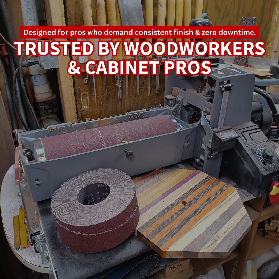 Drum Sander Sandpaper Roll 3" X 25 Yards Premium Aluminum Oxide Cloth Backed (120 Grit) - Image 6