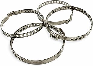 Boltza® CV Stainless Steel Boot Clips for Axle Joint (25-50mm & 40-110mm) Set of 2 Pairs (4 Clamps)