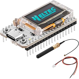 MakerFocus ESP32 Development Board SX1262 863 928MHz LoRaWAN WiFi Bluetooth Dual Core 240MHz Integrated CP2102 with 0.96" OLED Display and Antenna for Ar duino NodeMCU Intelligent Scenes