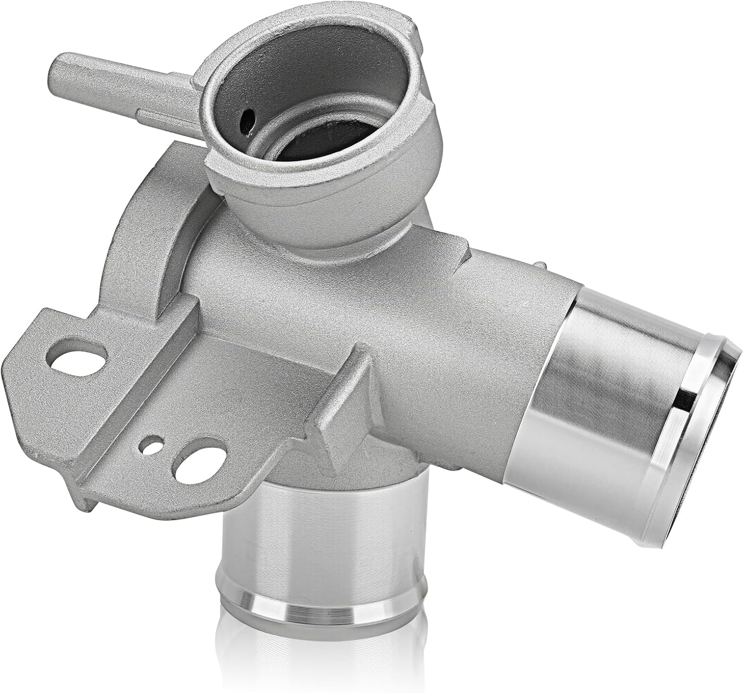 Upgraded Aluminum Upper Radiator Coolant Filler Neck for Nissan Altima, Teana, Maxima (2007-2012) - Replacement Engine Radiator Outlet Flange Waterpipe, OE# 21501-9HA0A