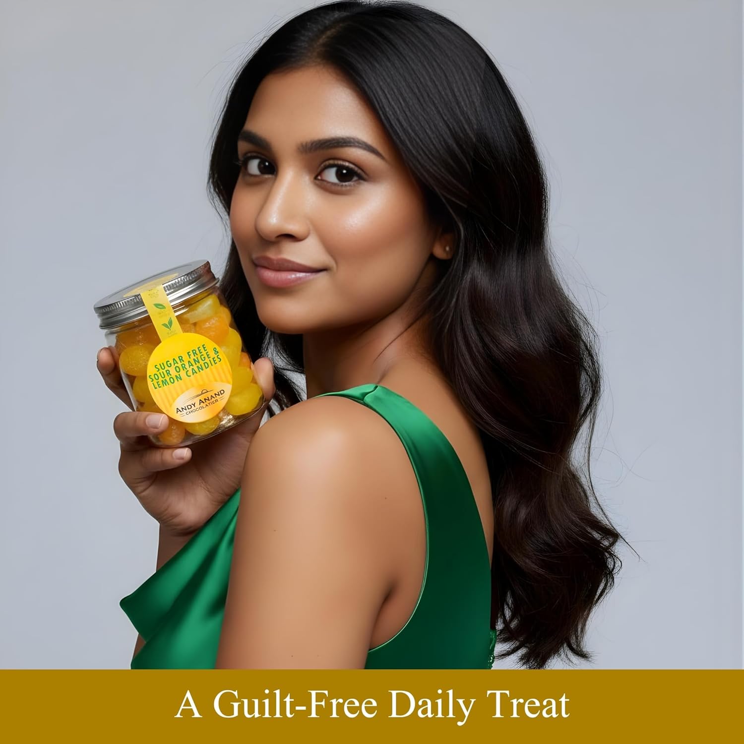 Andy Anand Chocolatier Sr Hard Candy Oran & Lemon Mixed Flavored