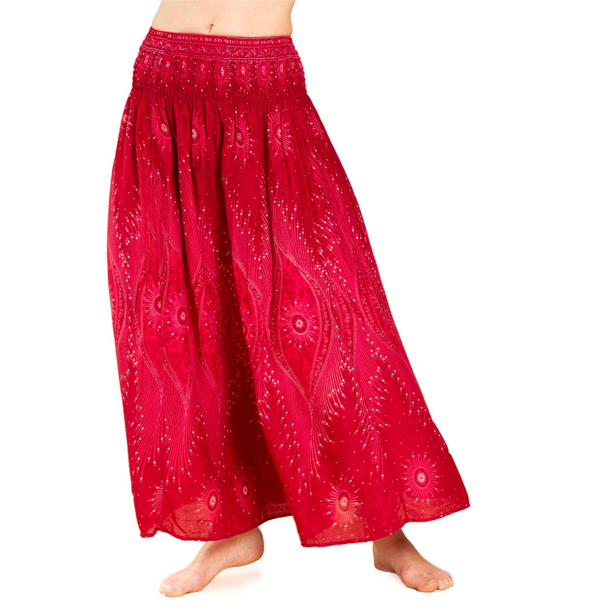 Panasiam Women's V22 Fuchsia Red Summerskirt, V22 Fuchsia, Unisize