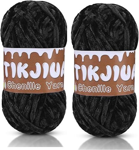 Miniatura 8 de Hilo de felpilla de ganchillo verde de 7 onzas, hilo grueso de felpilla con marcadores de costura, hilo de felpilla grueso para almohada, manta,