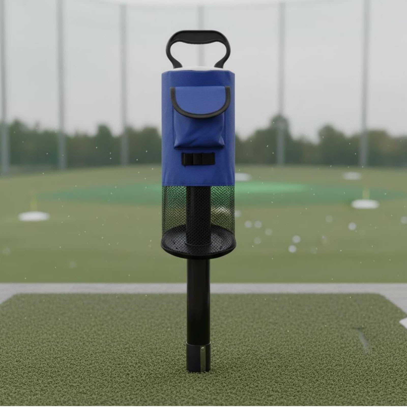 Recogedor Bolas Golf con Diseno Portatil y Tubo smontable para Guardar Facilmente en la Bolsa Golf Acuado para Recoger Pelotas en