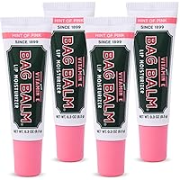 Vista 9 de Bálsamo labial sin fragancia Bag Balm original de Vermont con vitamina E Paquete de 4 tubos de 0.3oz