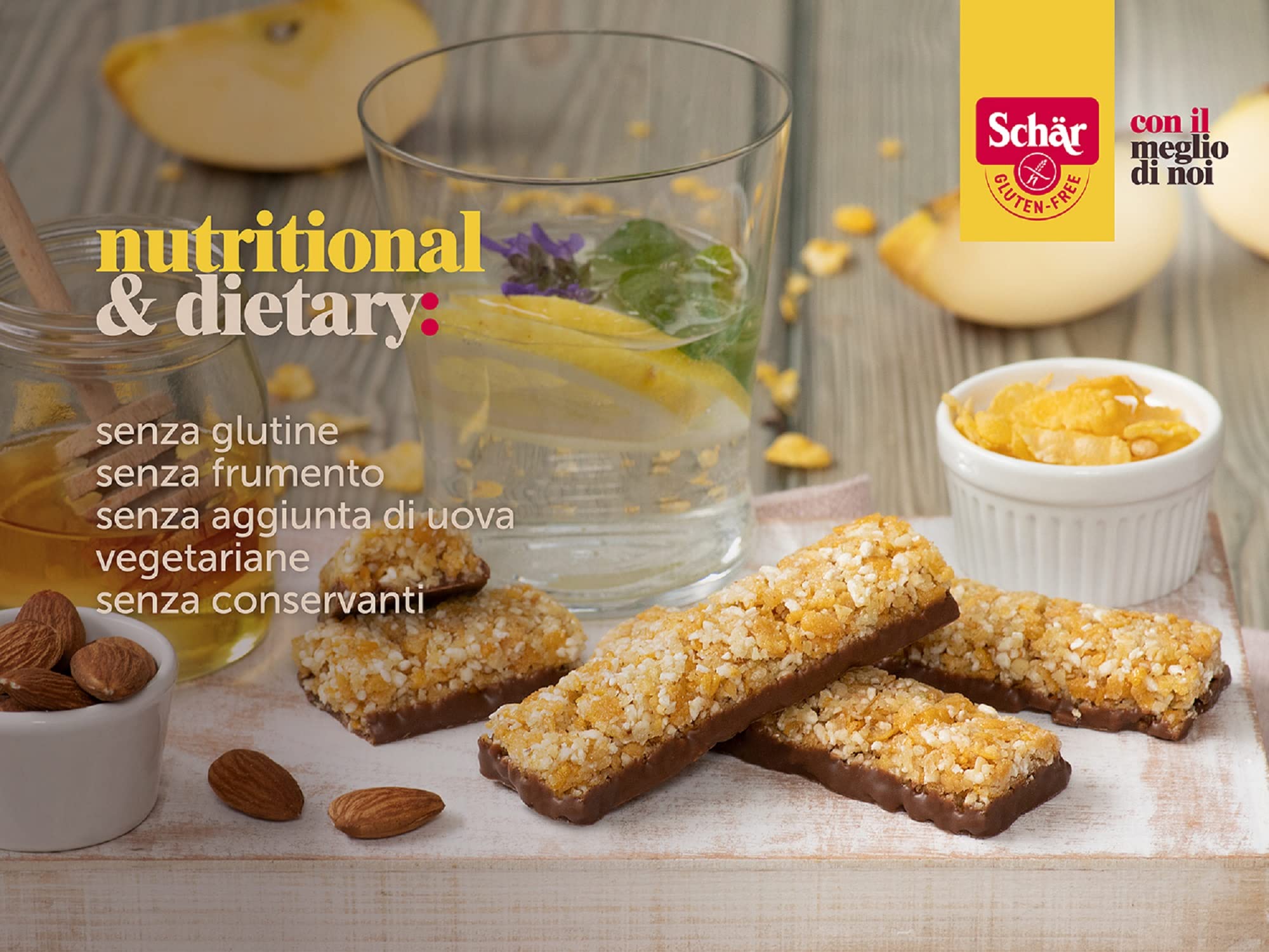 Dr. Schar Cereal Bar Barrita De Cereales - 25 gr - [Pack de 25]