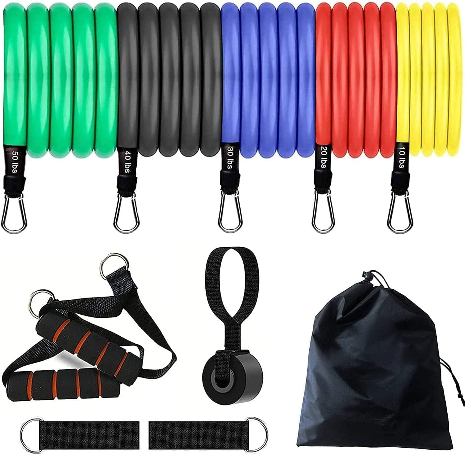 SARVANGAH Resistance Bands for Working Out,Exercise Equipment,Home Gym,Exercise Bands,Resistance Band,Workout Equipment,Workout Set,150lbs Resistance Bands for Legs,Biceps and Triceps (11 Pcs Set) (B0CQYRNS3R) Amazon Price History, Amazon Price Tracker