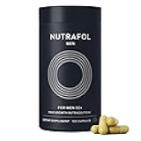 Nutrafol Men 50+ Hair Growth Supplements, Clinically Tested for Visibly Thicker Hair and Scalp Coverage, #1 Dermatologist-Recommended Hair Growth Supplement Brand - 1 Month Supply