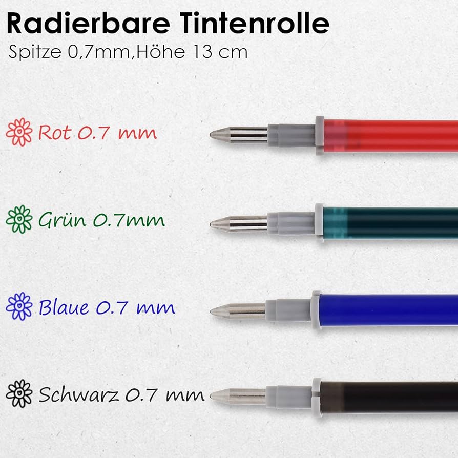 Refill Legami Per Penna Gel Cancellabile - Erasable Pen/3 Pezzi - Foto 4