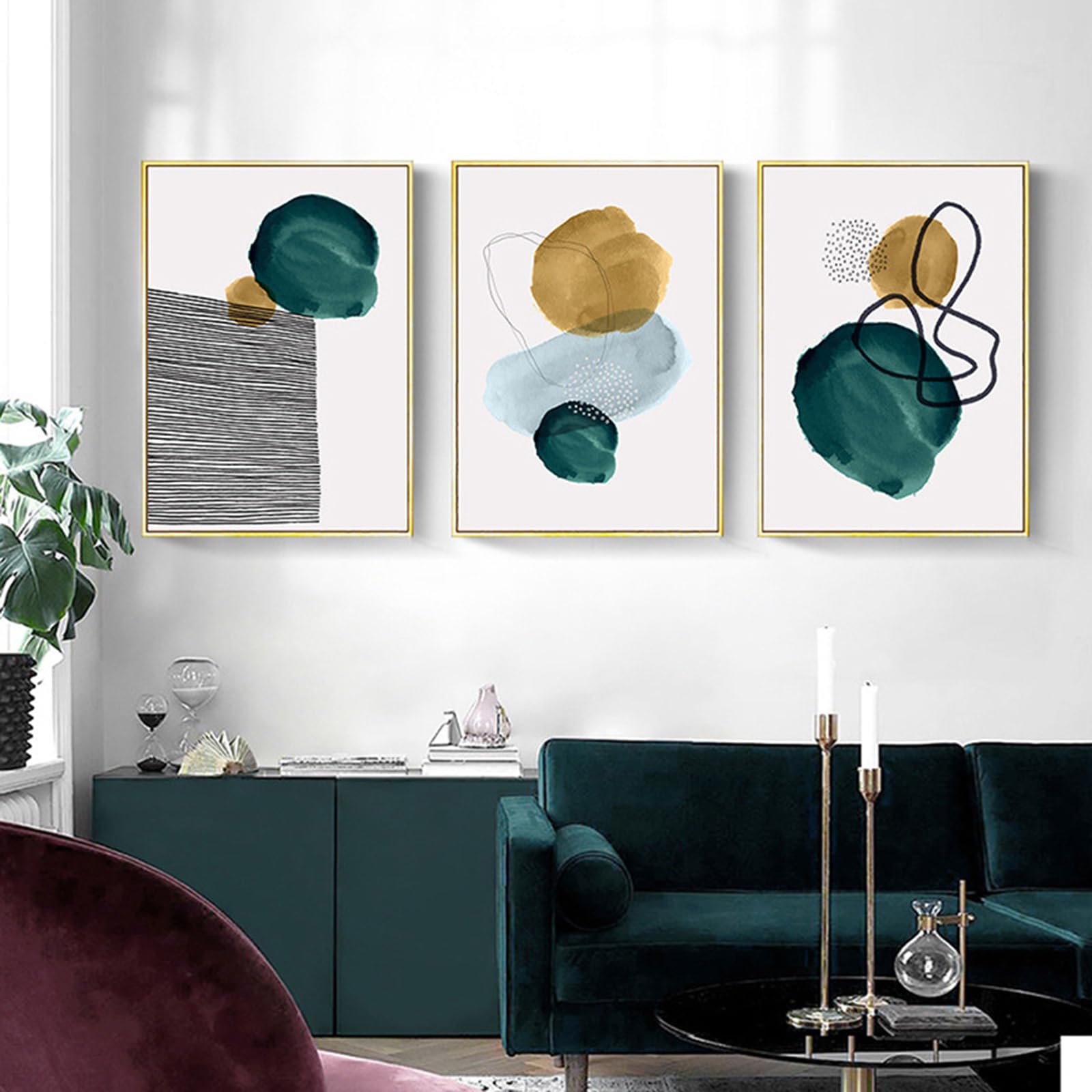 UGZDEA Abstract Canvas Posters Set of 3 - Image 4