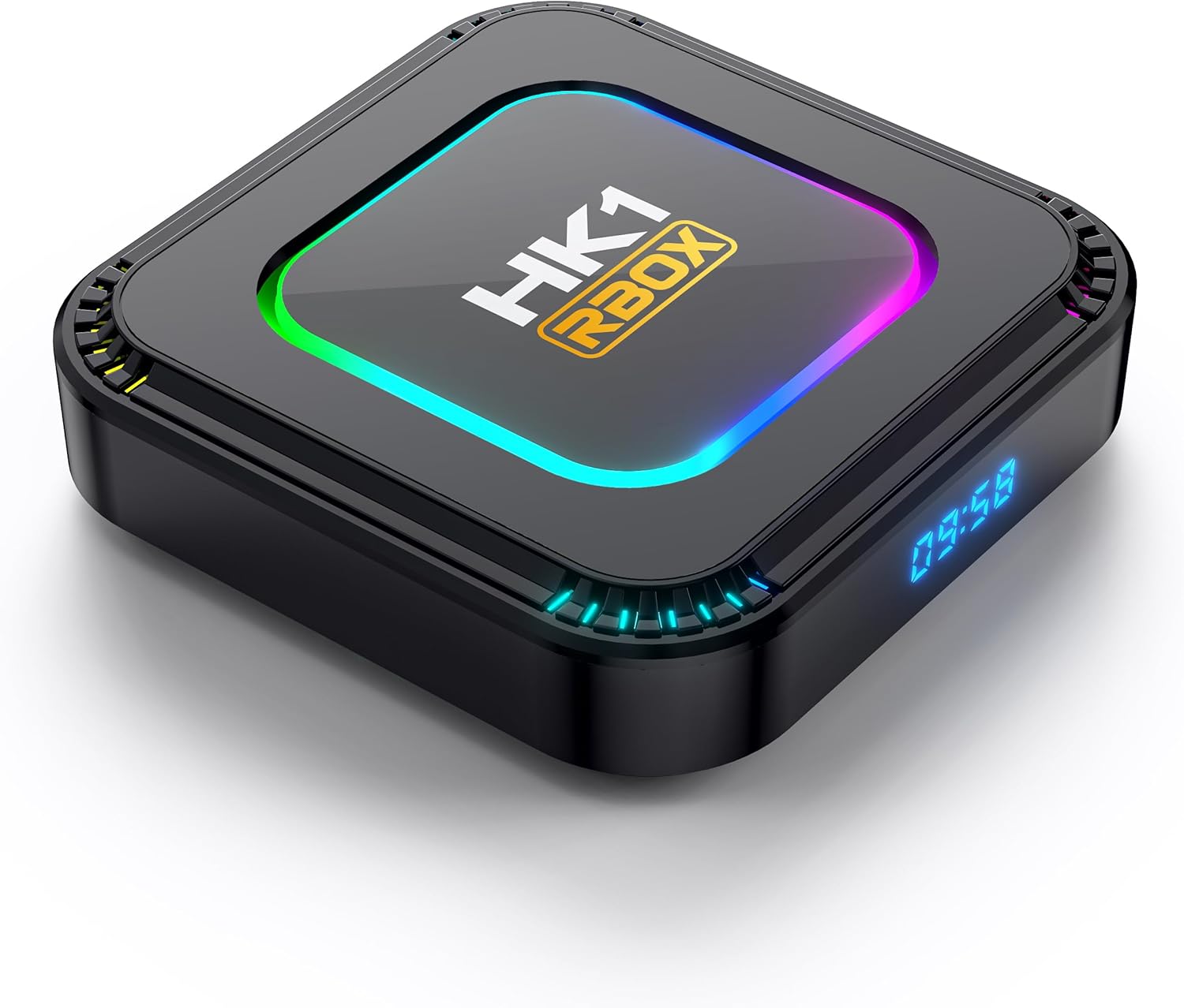 Android 13.0 HK1 Box K8 4GB RAM 64GB ROM Support Dual-WiFi 5G 2.4G WiFi BT 5.0 RK3528 Quad- Core 3D 6K Ethernet LAN 100M