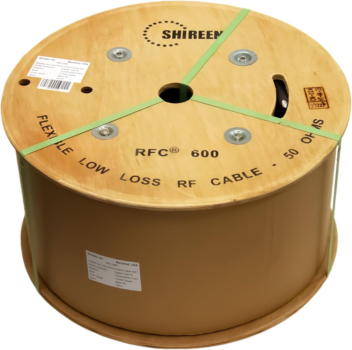 RFC600 1000ft Spool LMR600 Grade Ultra Low Loss Coax Cable LMR 600