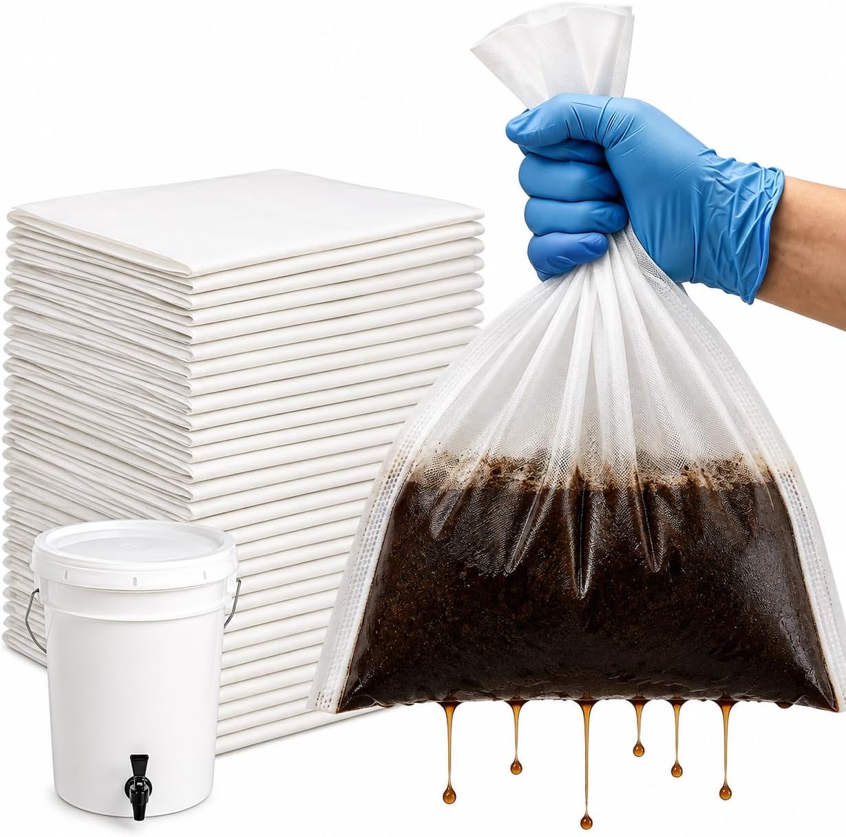 Commercial Cold Brew Coffee Filter Bags - Brew Big Batches Without The Mess