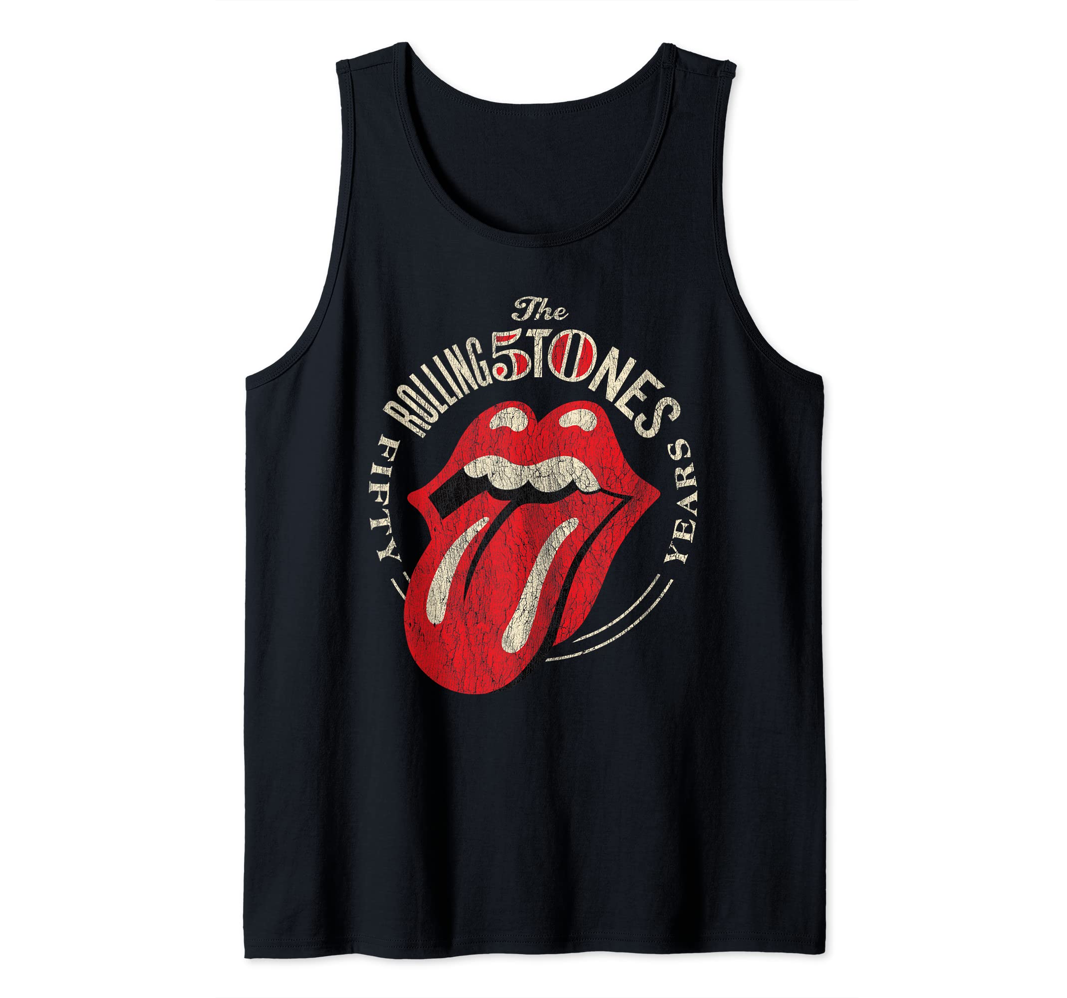 Amazon.com: The Rolling Stones 50th Anniversary Logo Tank Top ...