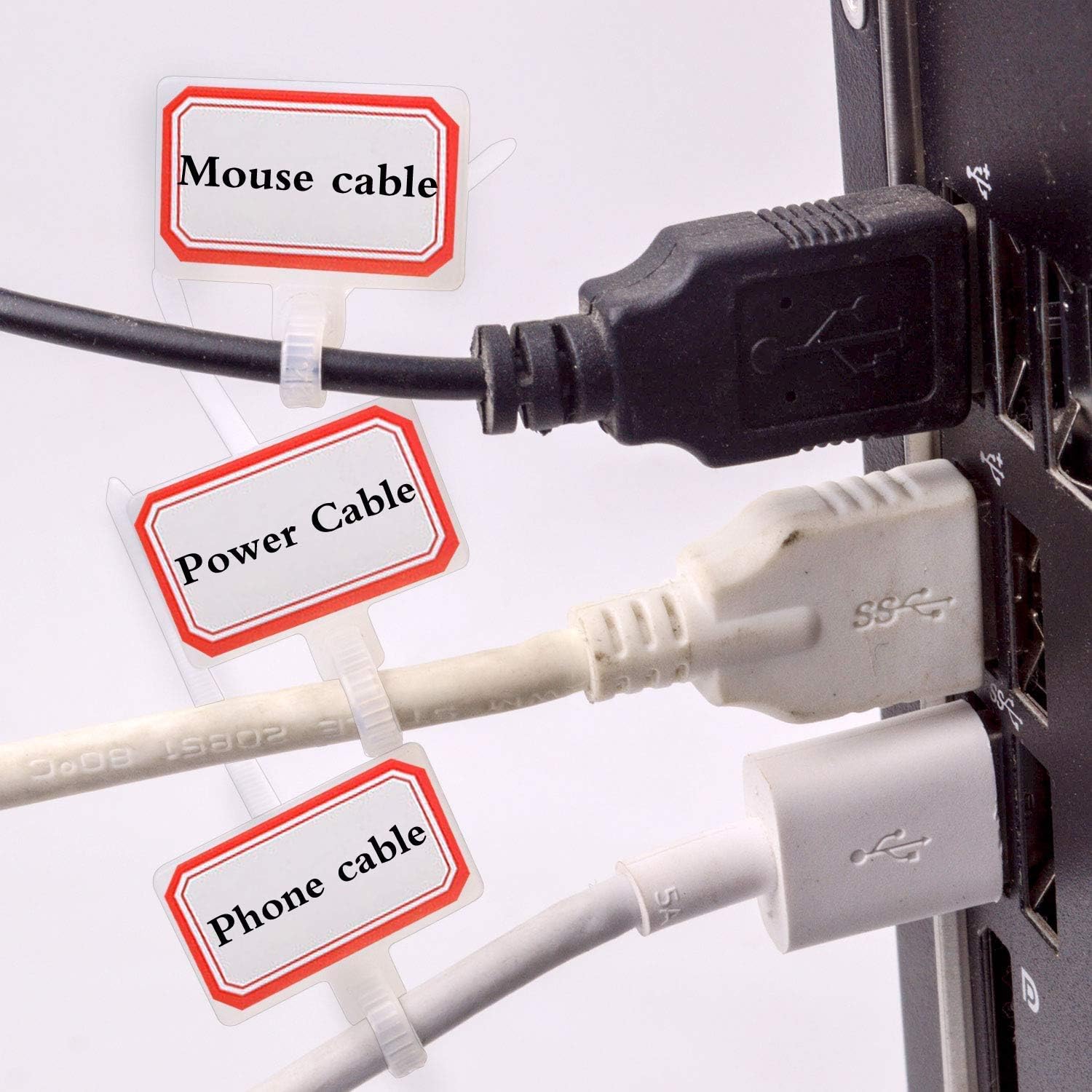 Best Quality 🔥 BoNaYuanDa 300 Pieces Nylon Cable Marker Ties,Self-locking Cord Tags Write on Ethernet Wire Zip Mark Tags Nylon Power Marking Label Promo Discount Up To 70% Off BoNaYuanDa 300 Pieces Nylon Cable Marker Ties,Self-locking Cord Tags Write on Ethernet Wire Zip Mark Tags Nylon Power Marking Label